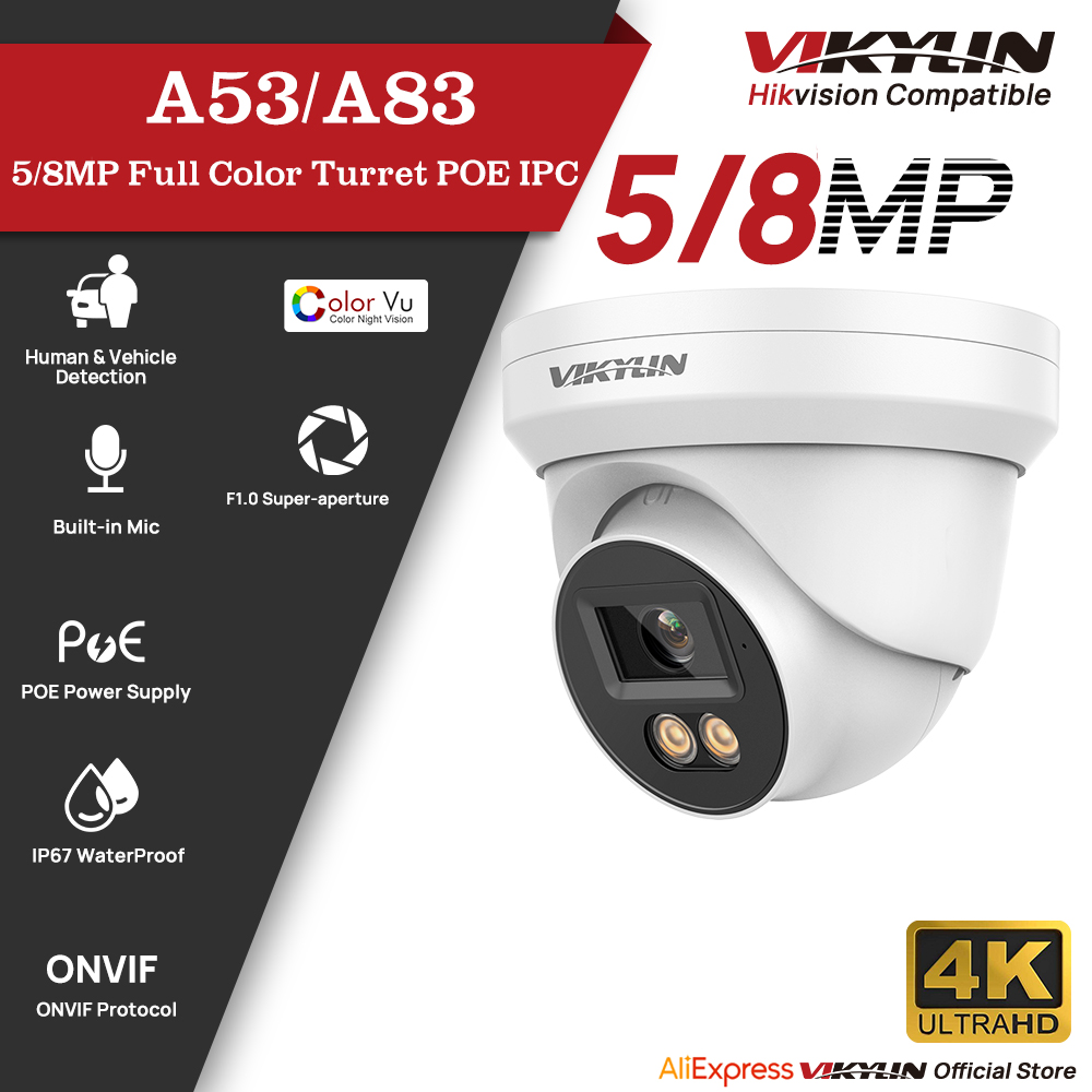 Home Security Service - Câmera de Segurança IP VIKYLIN 5/8MP