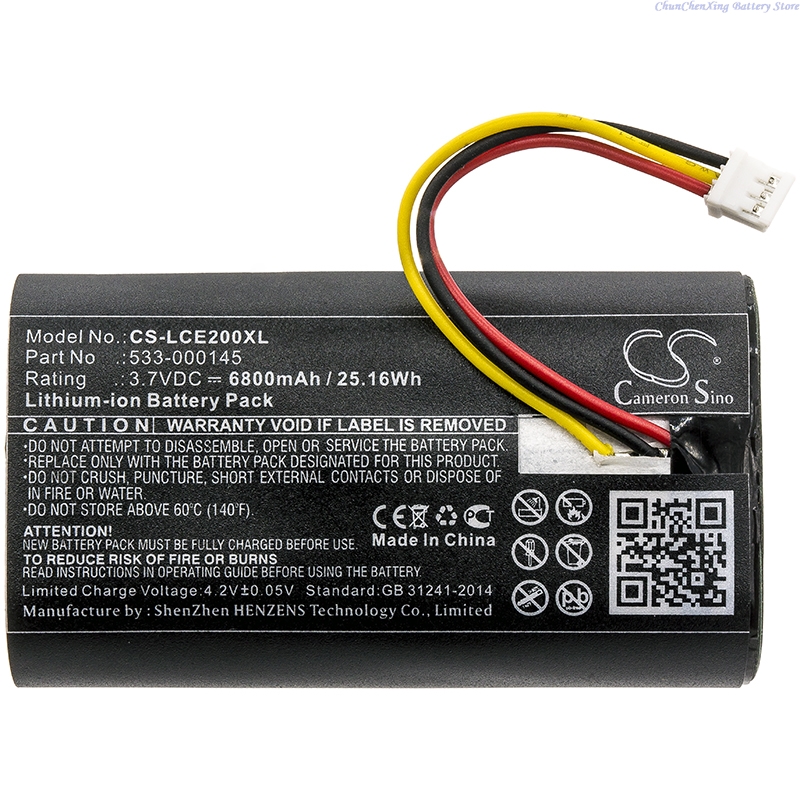Home Security Battery Replacement - Bateria de Substituição 100% NOVA 3.7V