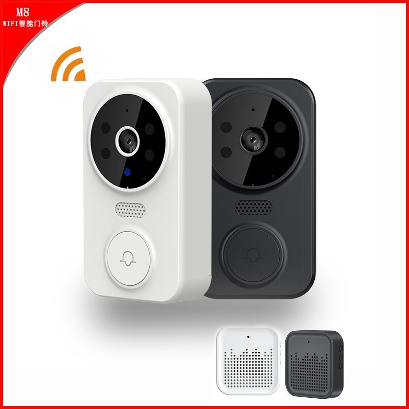 Home Security Indoor Cameras - Campainha Inteligente Tuya WIFI para Casa,