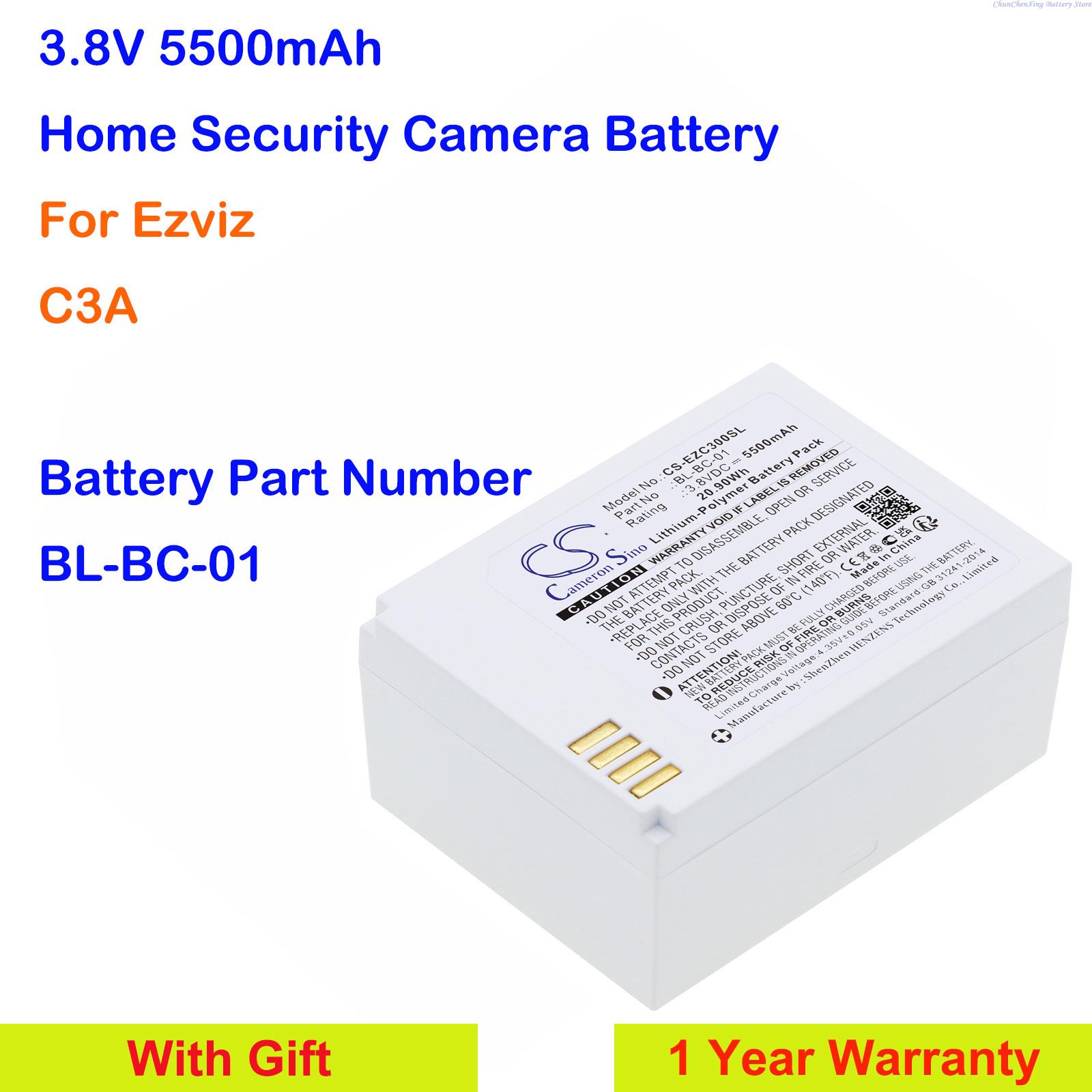Home Security Battery Replacement - Cameron sino 3.8v 5500mah bateria de