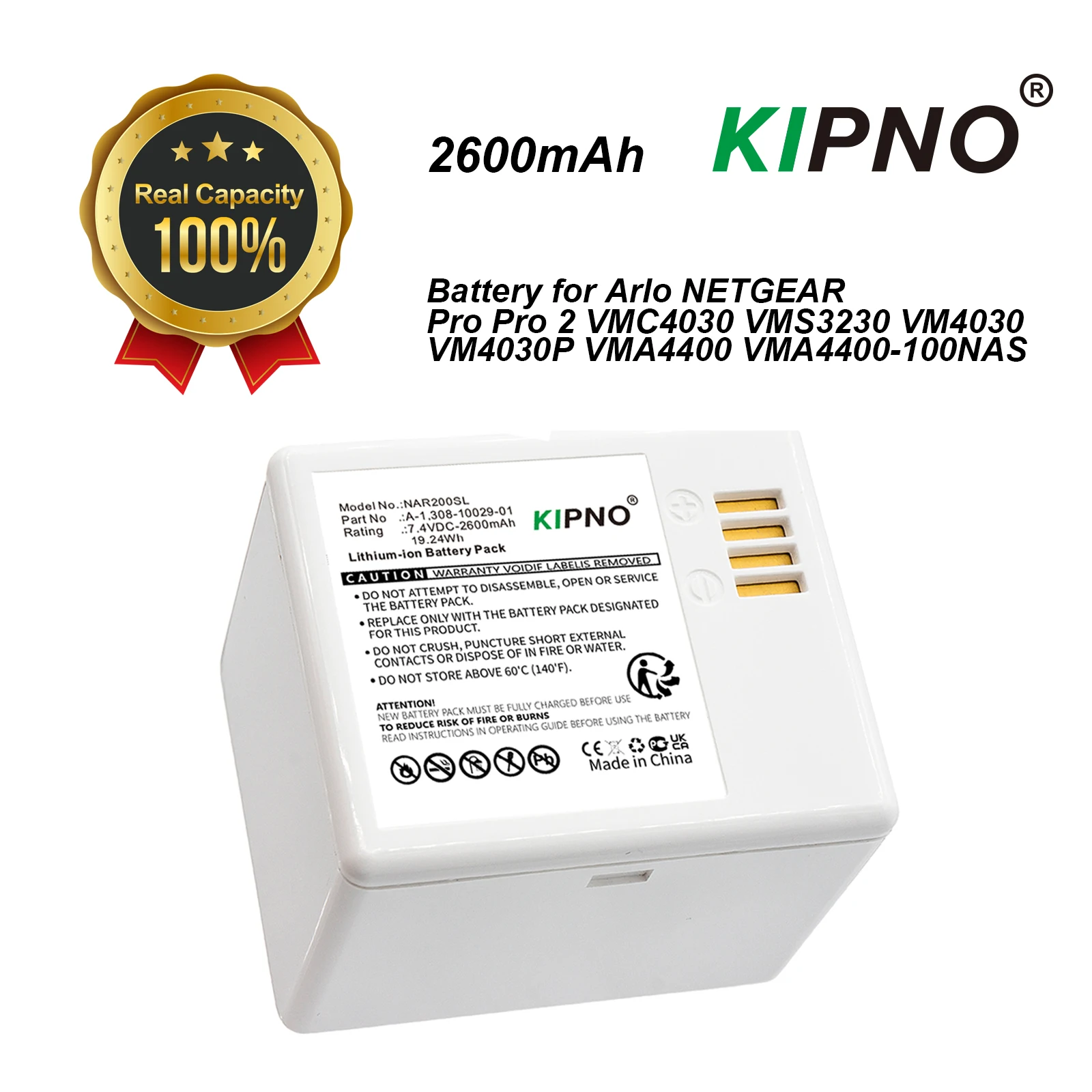 Home Security Battery Replacement - Kipno bateria de substituição A-1 para
