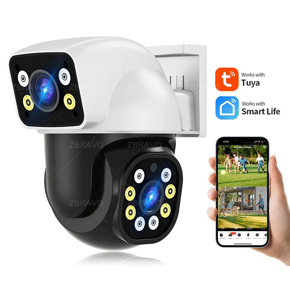 Home Security Indoor Cameras - Câmera Externa Smartlife 8MP WiFi Tuya