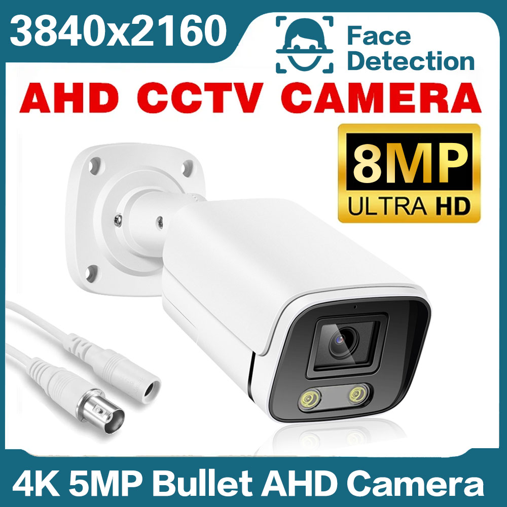 Ip Camera Outdoor 4K - Câmera de segurança de visão noturna