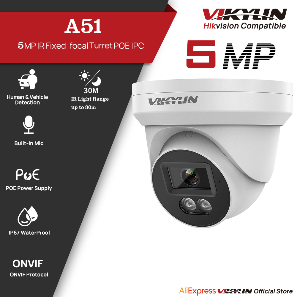 Home Security Service - Câmera de Segurança IP VIKYLIN 5MP