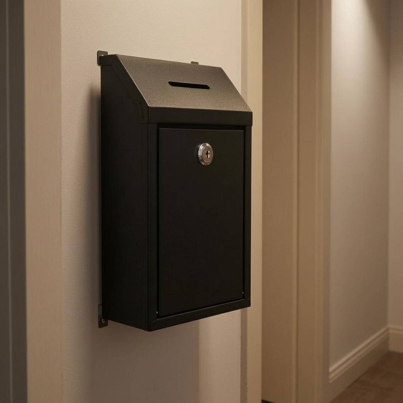 Home Security Service - Caixa de Correio Retangular com Tampa