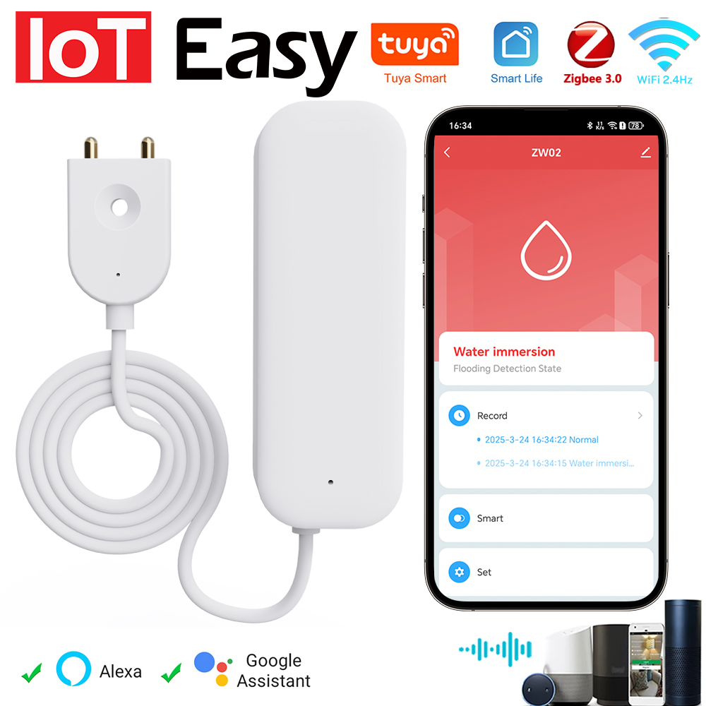 Home Security Business - Tuya wifi zigbee sensor de água
