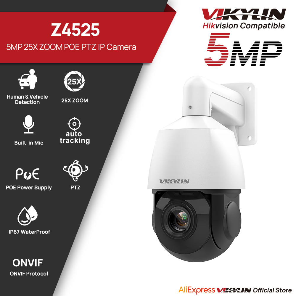 Home Security Service - Câmera IP Vikylin 5MP PTZ com