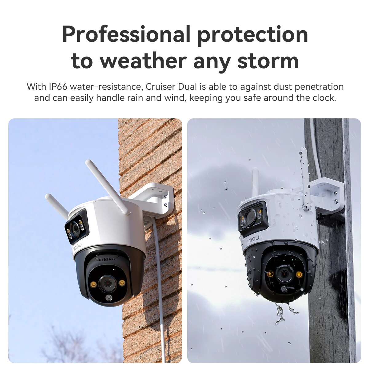 Home Security And Monitoring - Câmera de segurança externa IMOU PT
