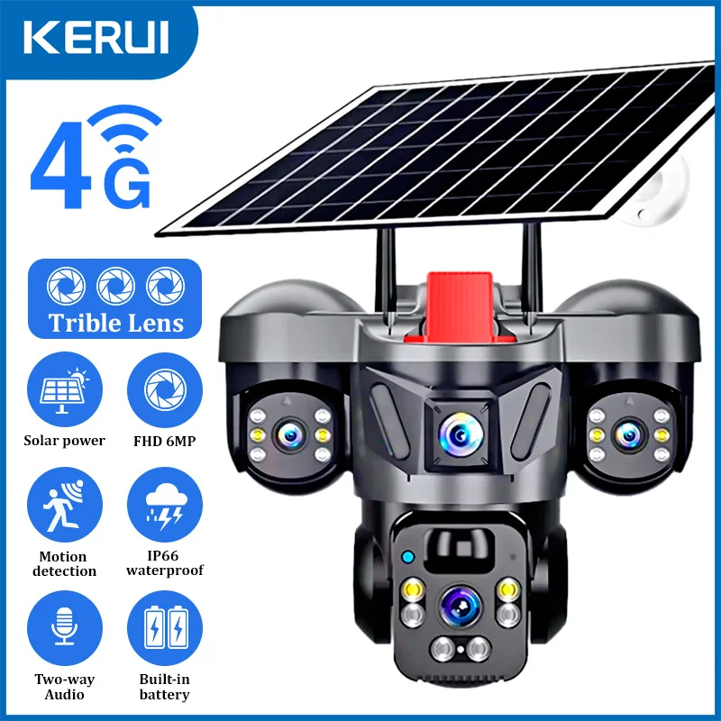 Home Security Indoor Cameras - Kerui v380 pro ao ar livre