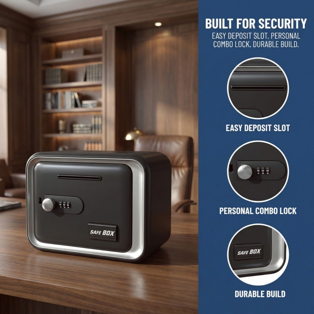 Home Security Packages - Cofrinho com Senha para Uso Doméstico,