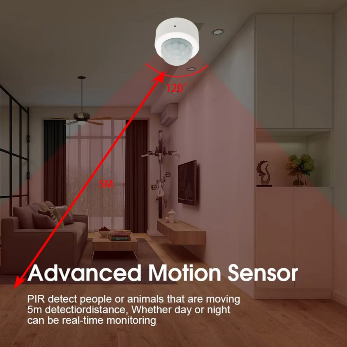 Sensor de Movimento Zigbee PIR - Home Security Business avaliação e preço
