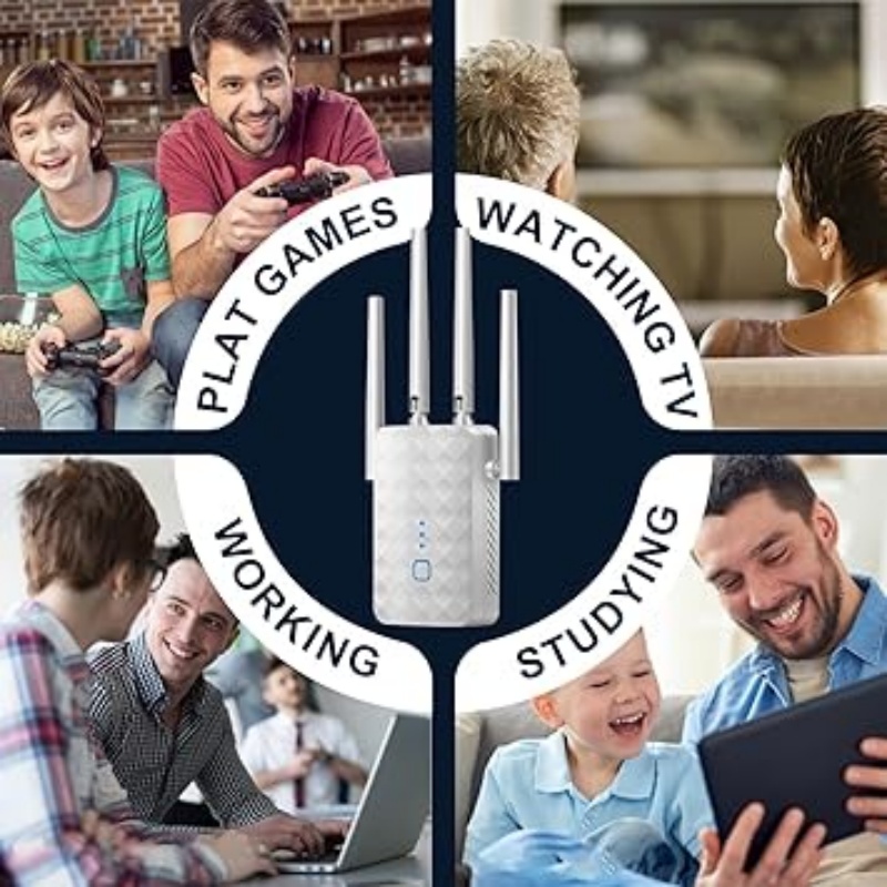 Repetidor wi-fi de banda dupla - Home Security Wireless avaliação e preço