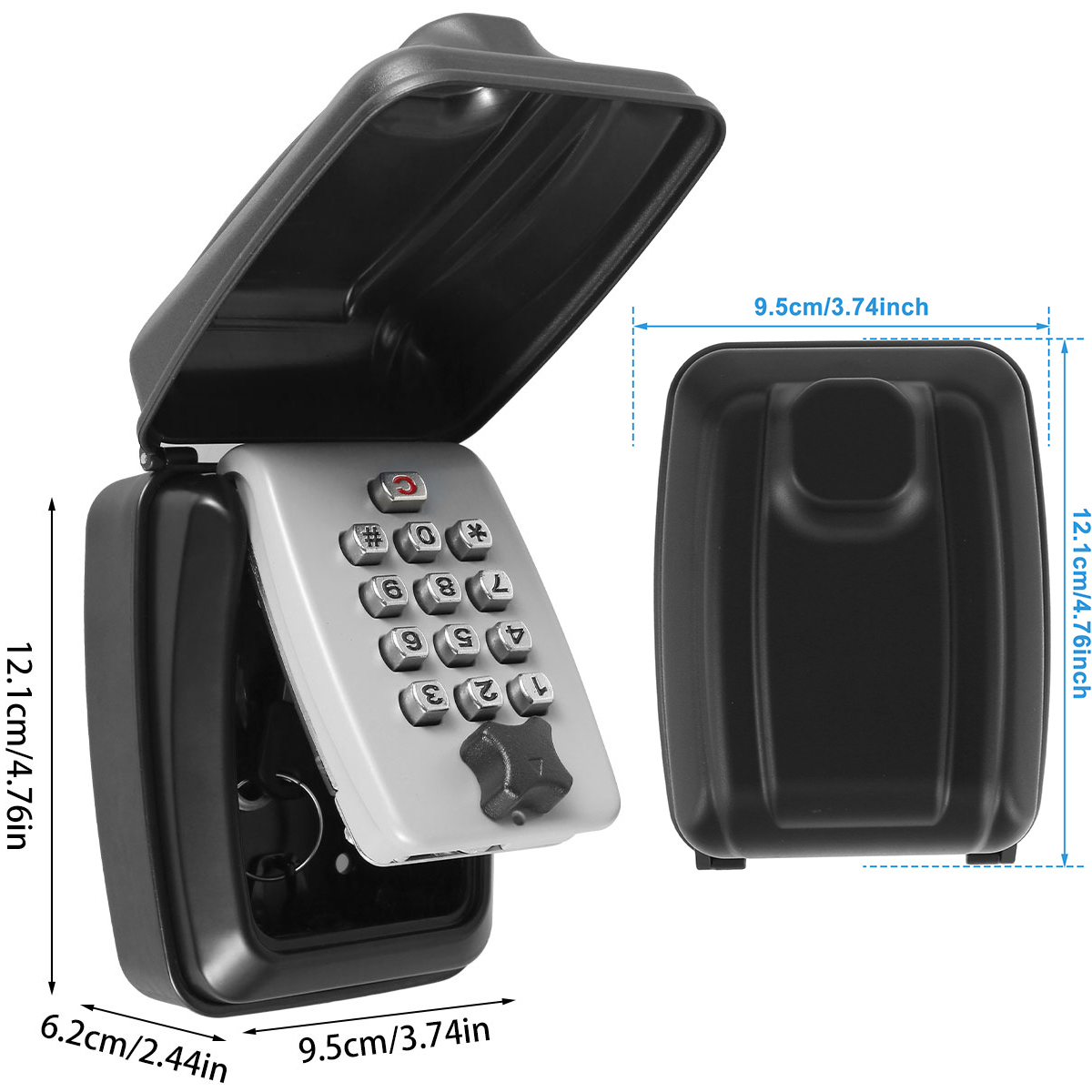 Wall-Mounted Key Lock Box, Sec - Home Security Packages avaliação e preço