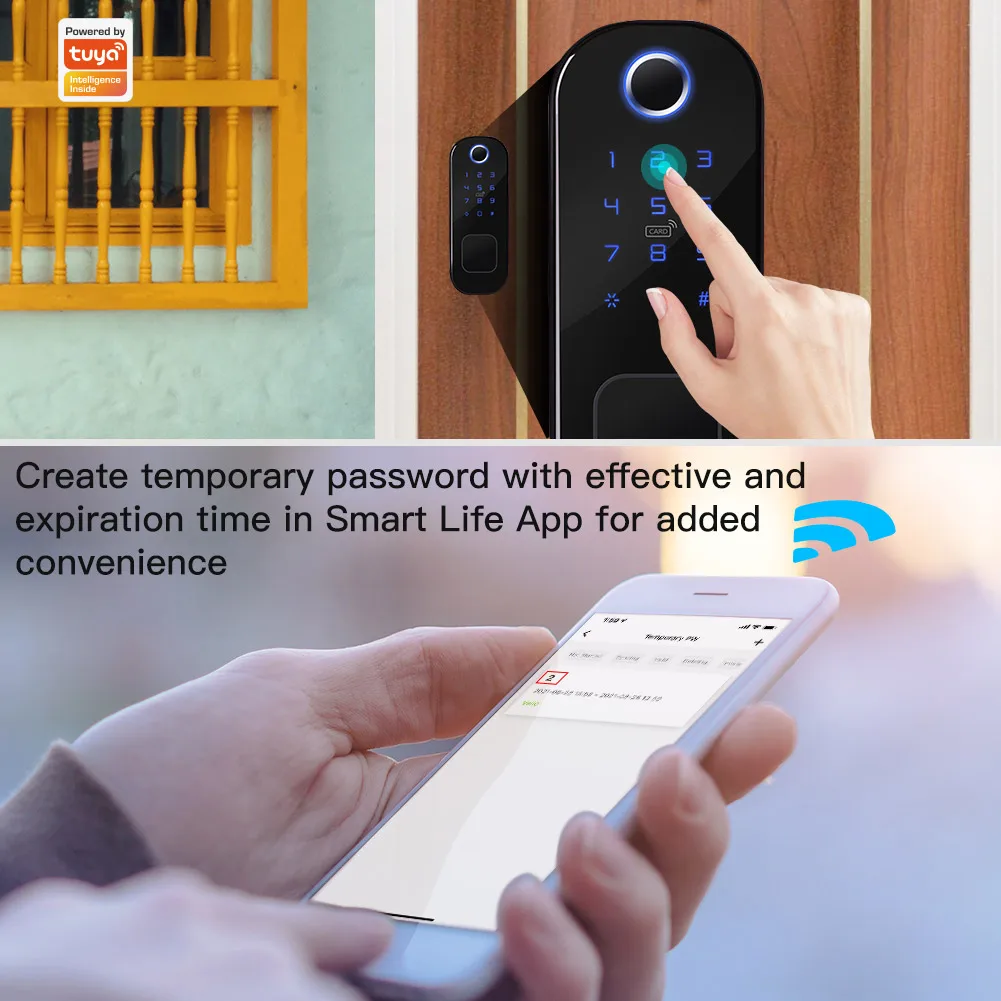 MOES-Smart Digital Door Lock c - Home Security Packages avaliação e preço