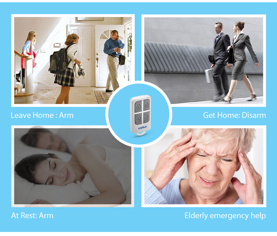 Kerui sem fio de alto desempen - Home Security Business avaliação e preço