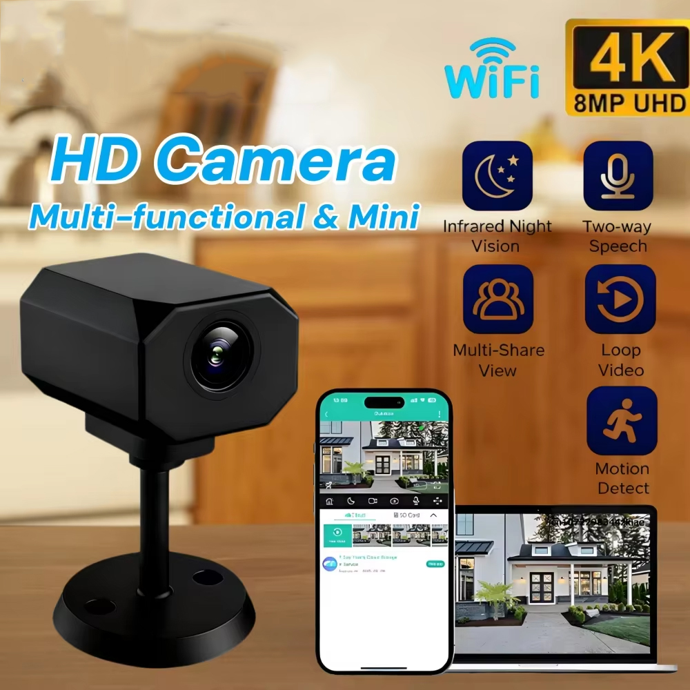 Câmera de segurança wi-fi 4k h - Home Security Usa avaliação e preço