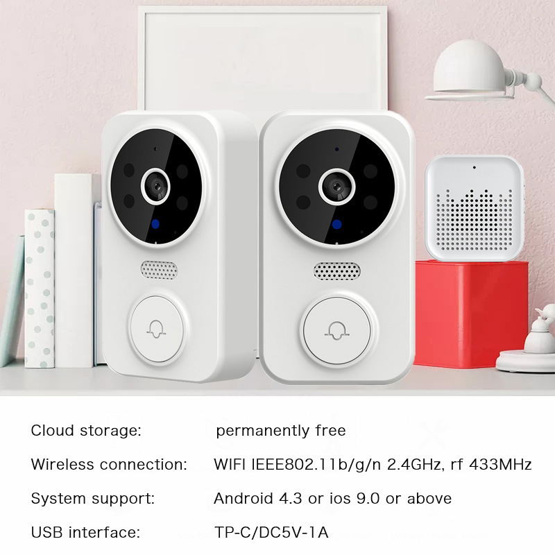 Campainha Inteligente Tuya WIF - Home Security Indoor Cameras avaliação e preço