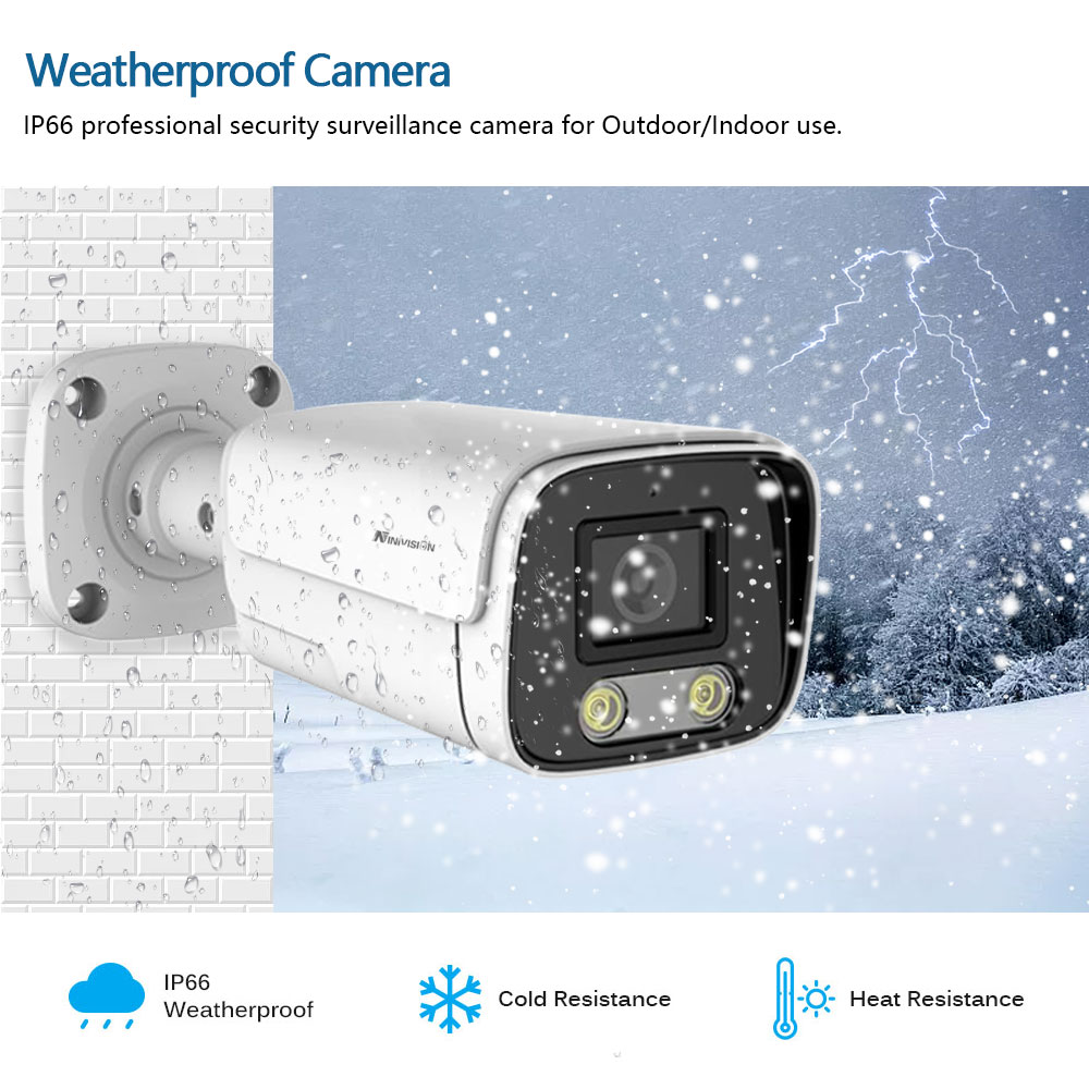 Câmera IP POE de Vigilância po - Ip Camera Outdoor 4K avaliação e preço