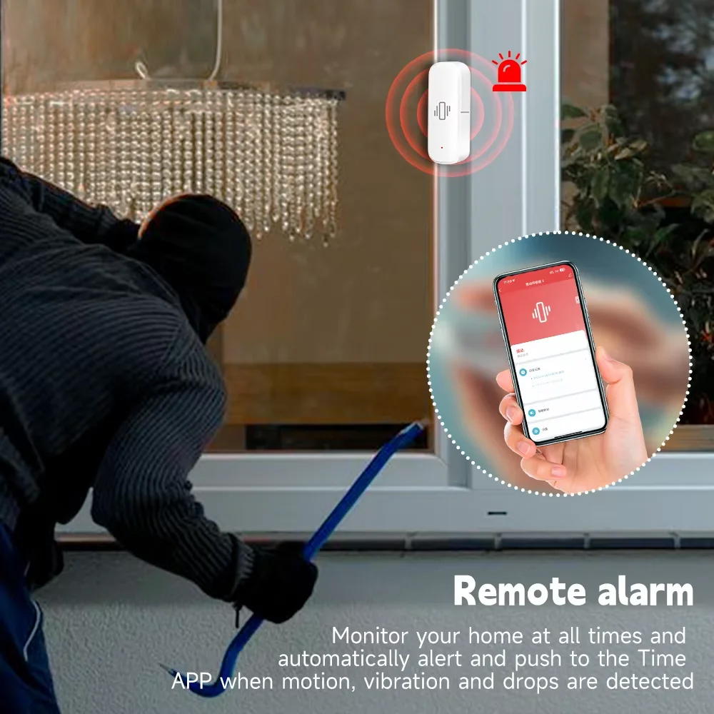Inteligente zigbee sensor de v - Home Security Business avaliação e preço