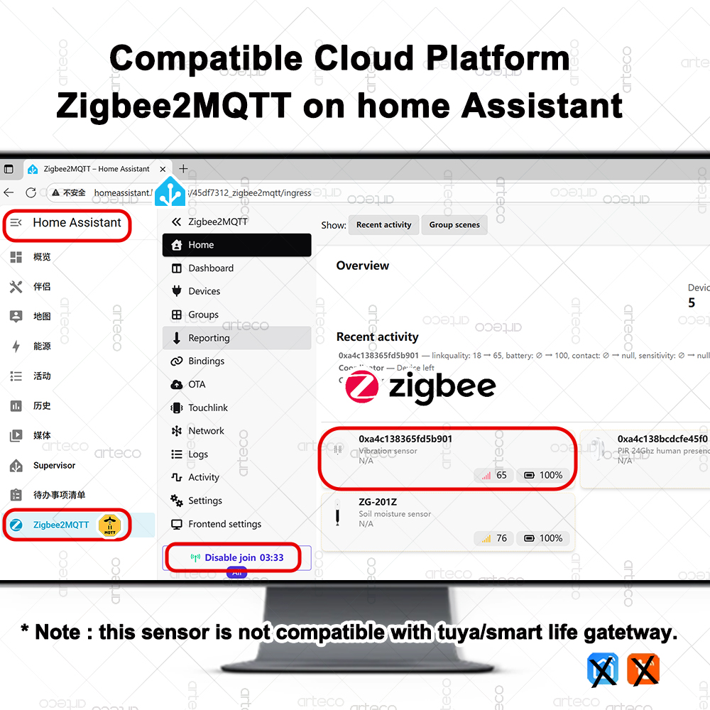 Sensor de vibração inteligente - Home Security And Monitoring avaliação e preço