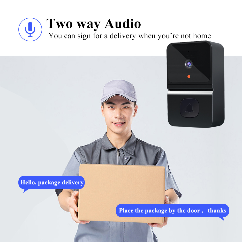 Campainha de vídeo wi-fi, casa - Home Security Ring Camera avaliação e preço