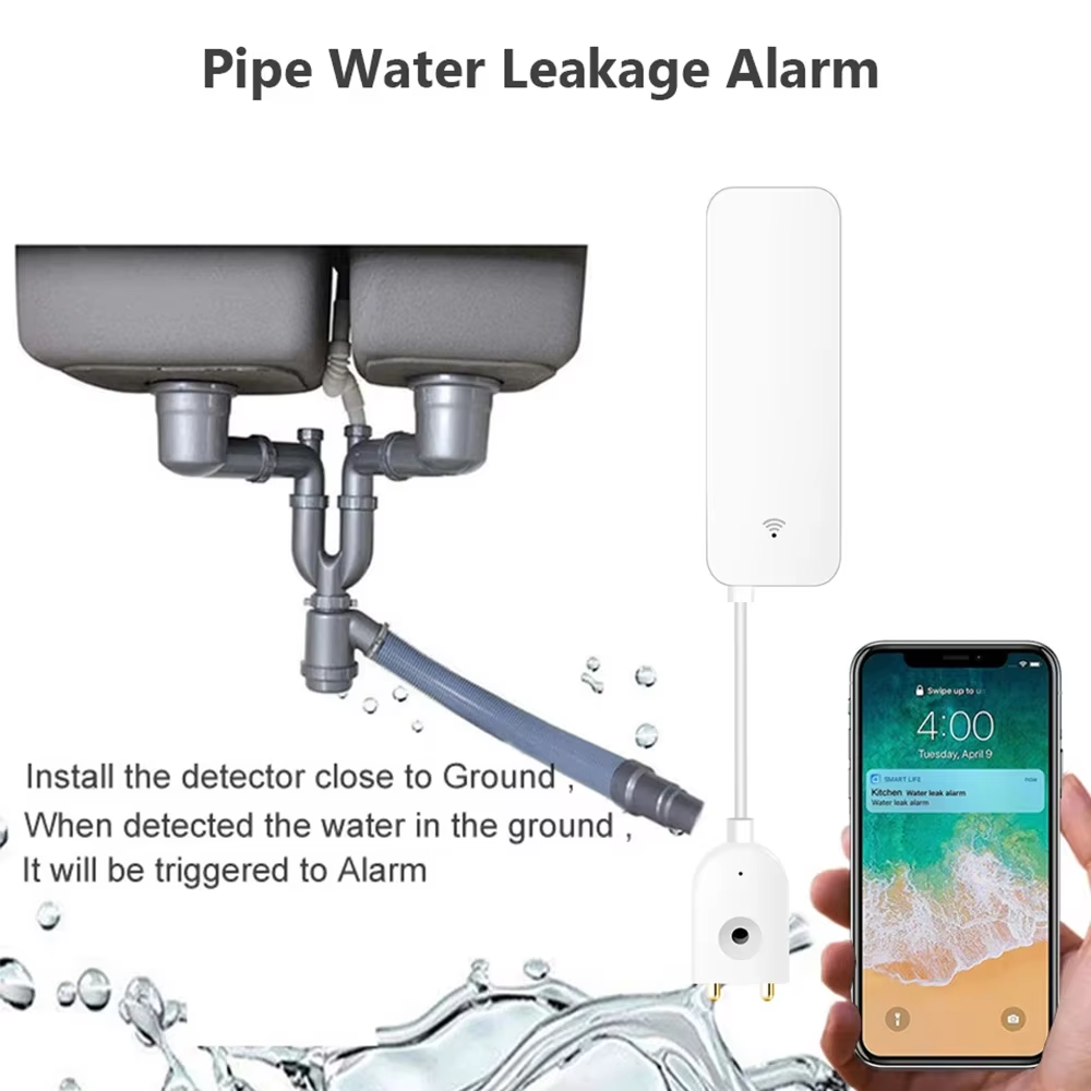 Sensor de Vazamento de Água Zi - Home Security Business avaliação e preço