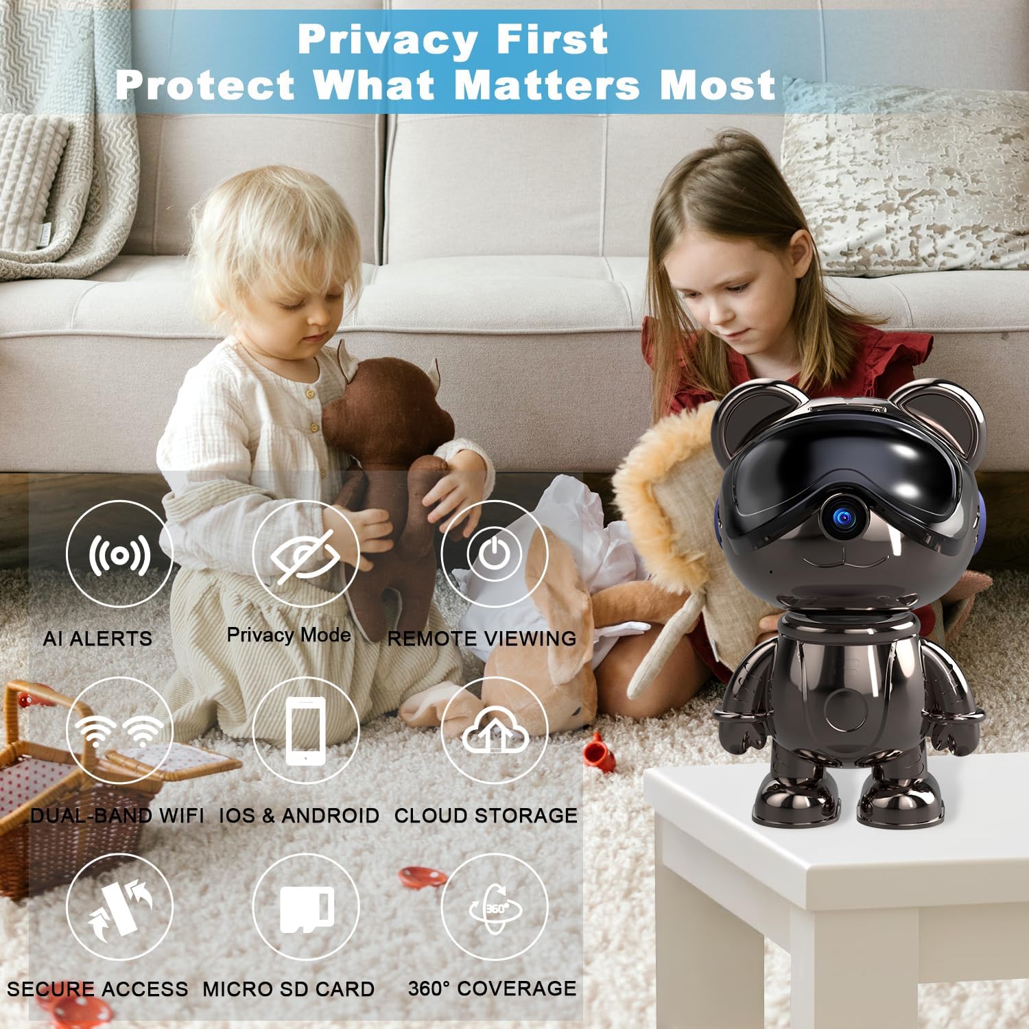 Câmera de Segurança WiFi Inter - Home Security Indoor Cameras avaliação e preço