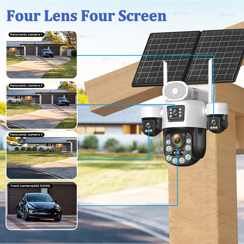 Aov quatro lentes câmera de vi - Home Security Packages avaliação e preço