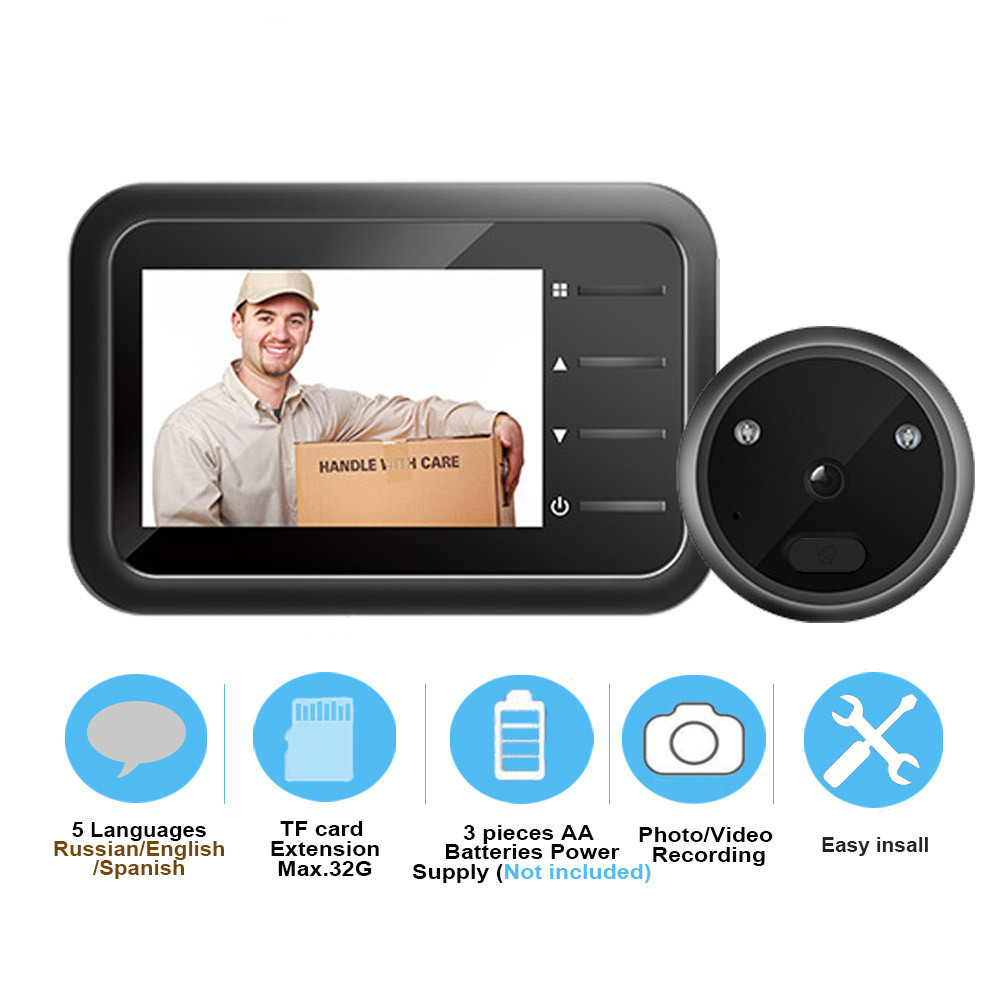 Vídeo olho mágico campainha câ - Home Security Ring Camera avaliação e preço