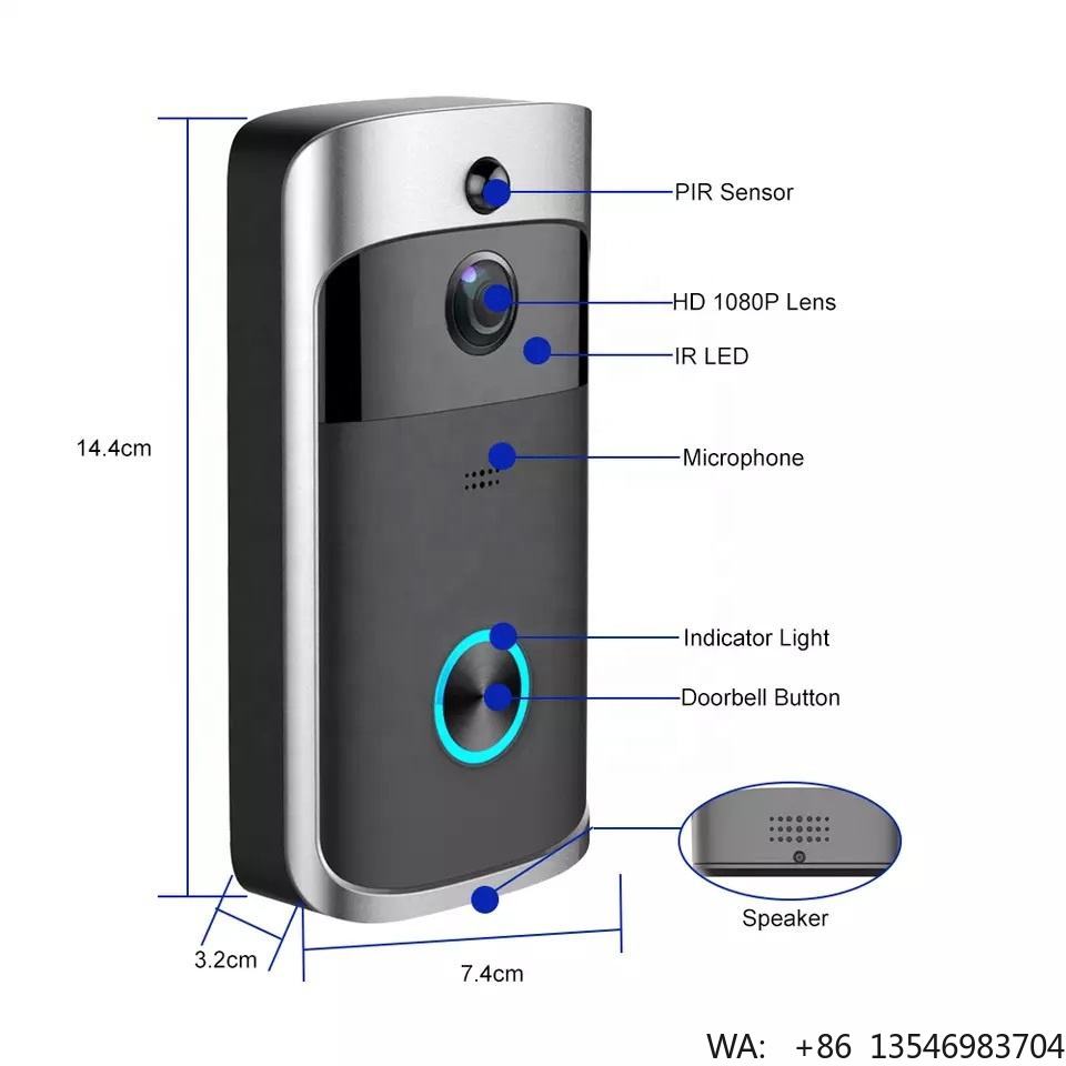 Campainha Inteligente XZJ com  - Home Security Ring Camera avaliação e preço