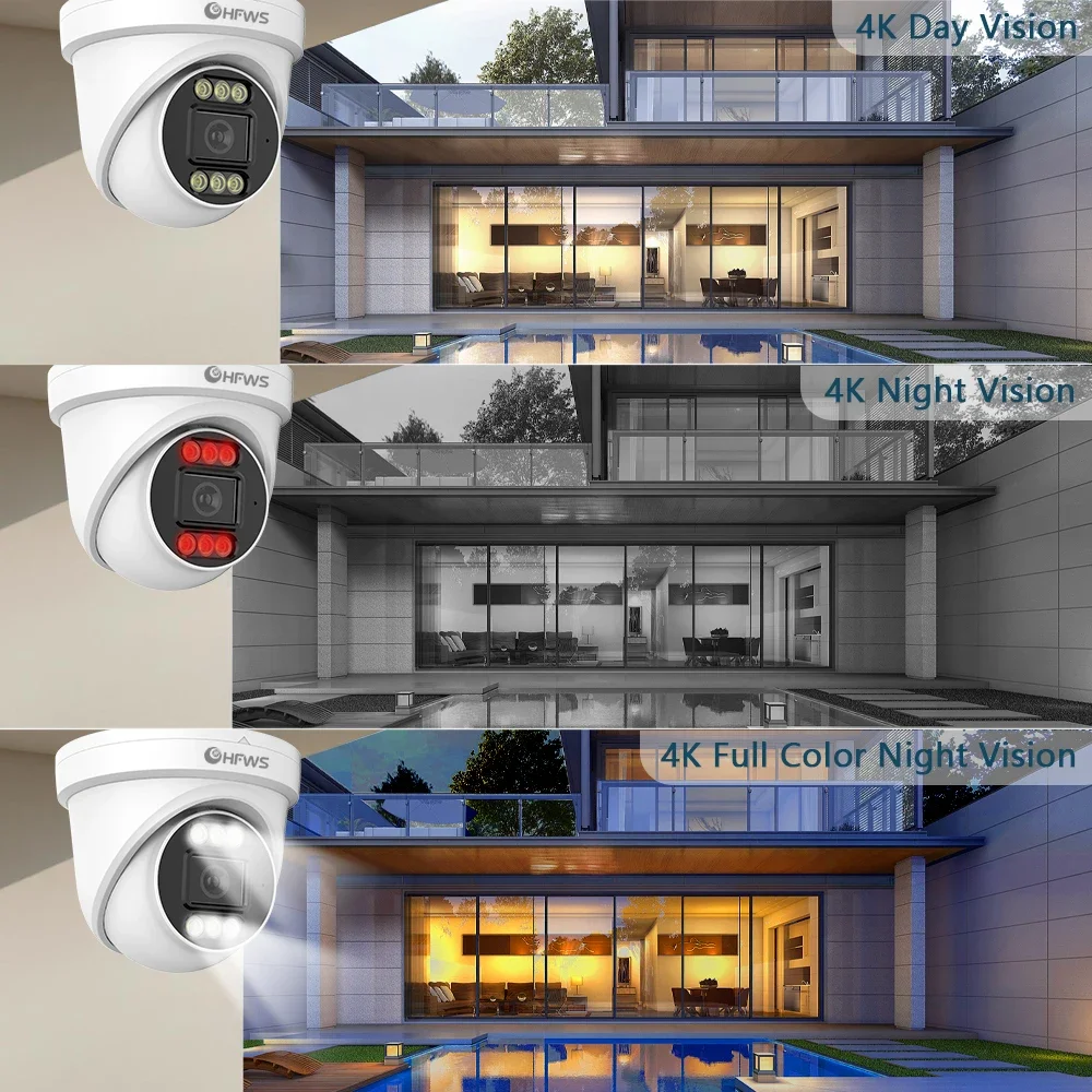 Câmera IP Dome OEM 8MP 4K 25FP - Ip Camera Outdoor 4K avaliação e preço