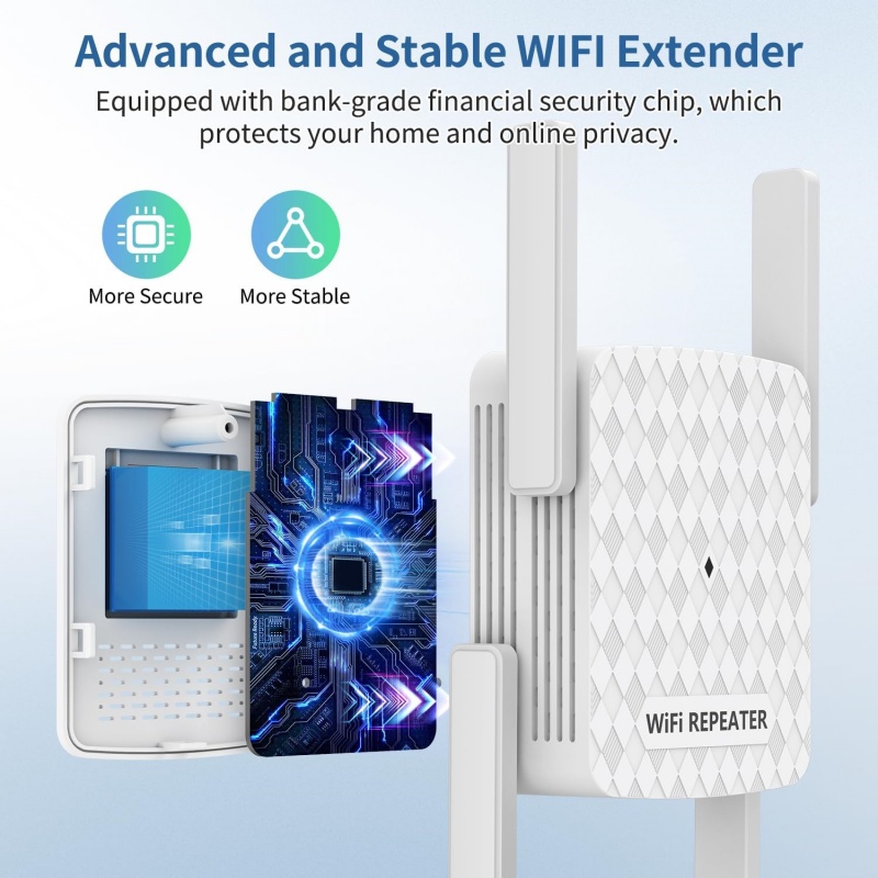 Extensor wi-fi sem fio, 1200mb - Home Security Wireless avaliação e preço