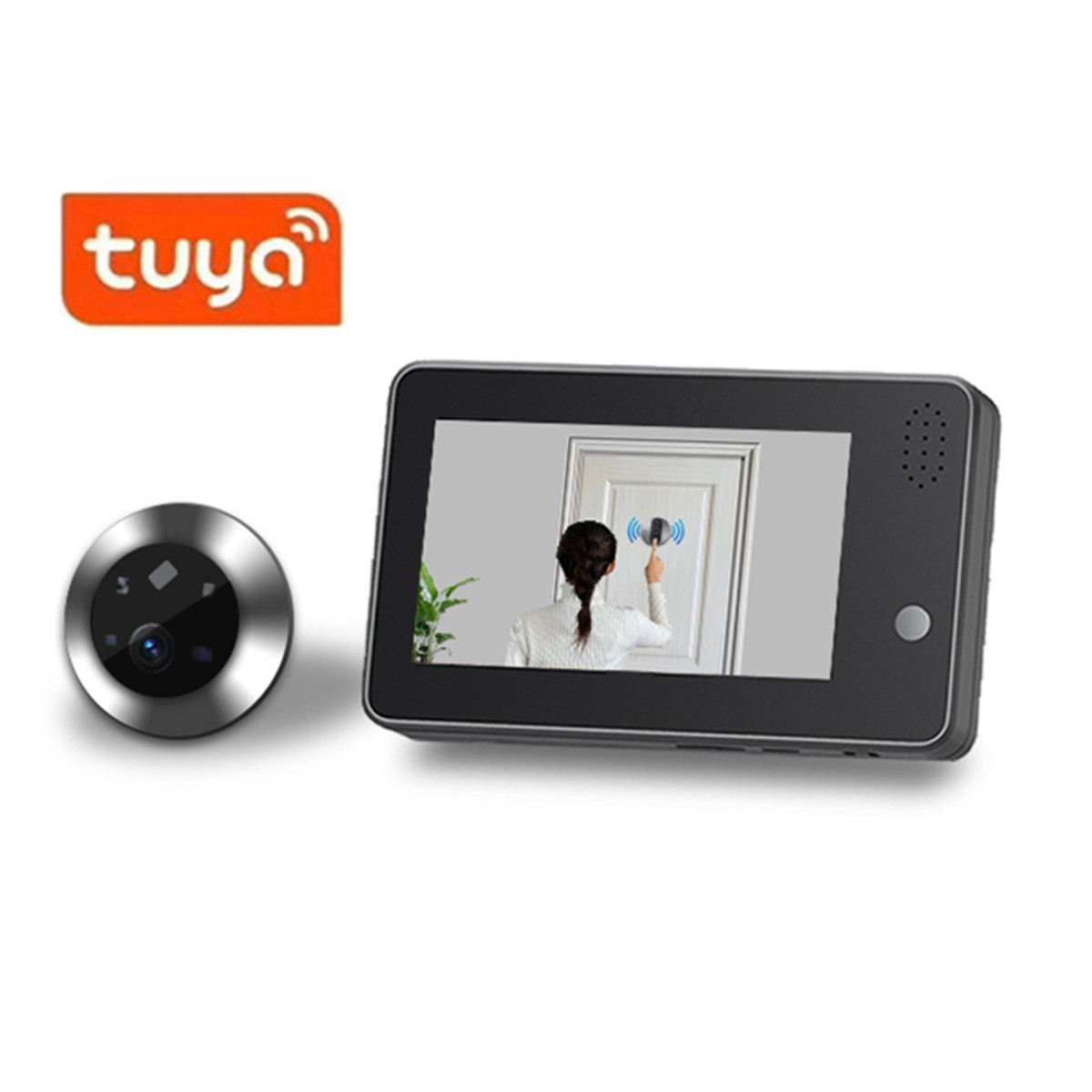 Campainha Inteligente WiFi Tuy - Home Security Indoor Cameras avaliação e preço