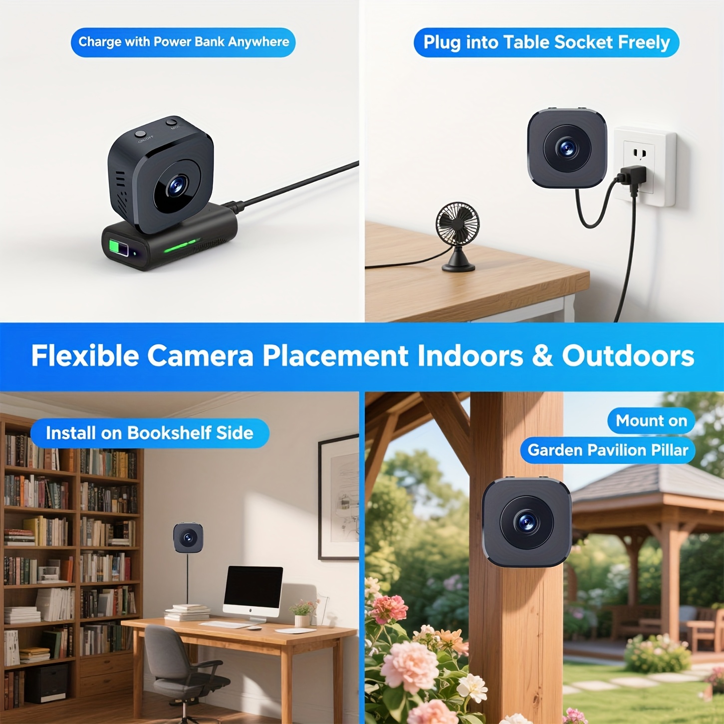 1080p hd mini câmera wi-fi seg - Home Security Wireless avaliação e preço