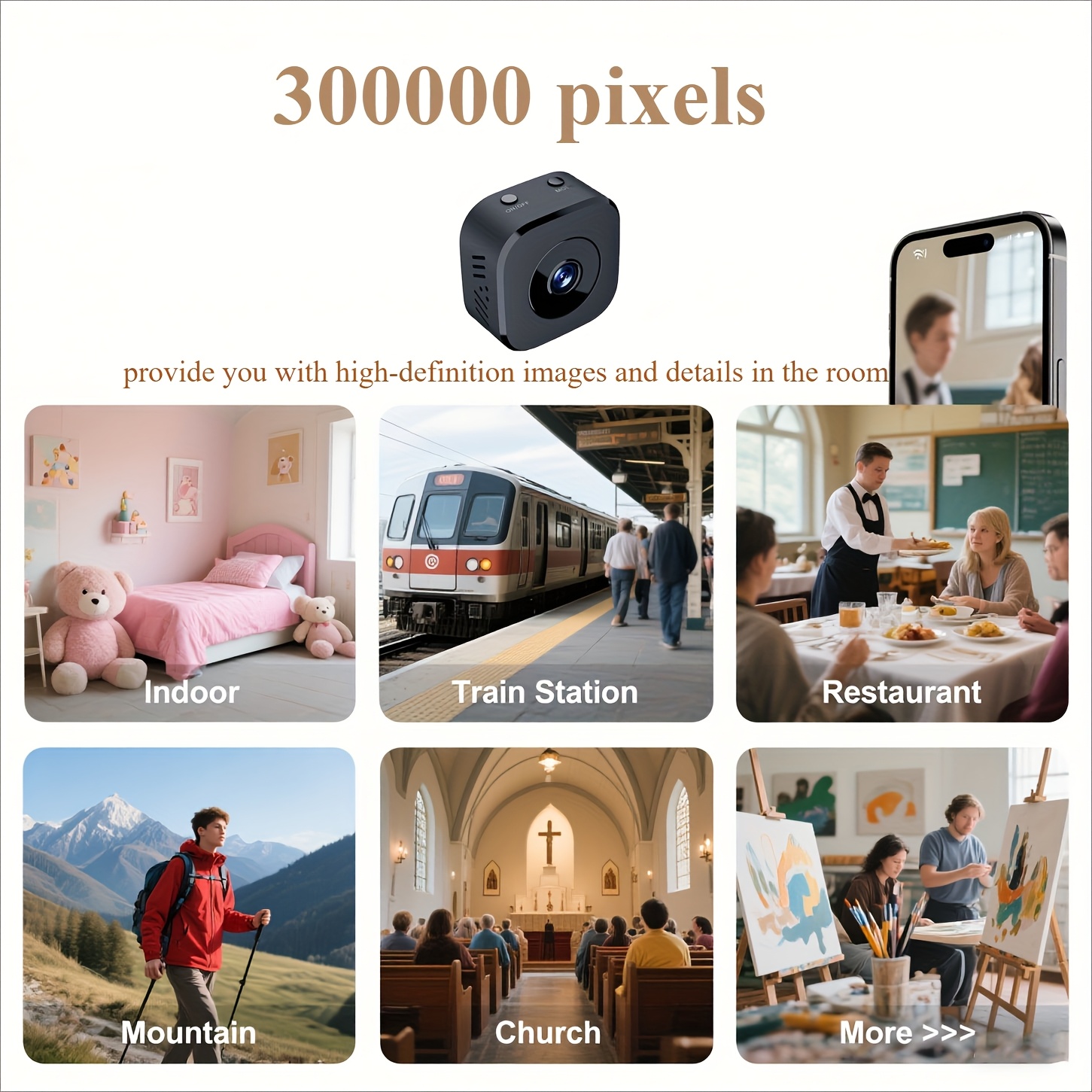 1080p hd mini câmera wi-fi seg - Home Security Wireless avaliação e preço