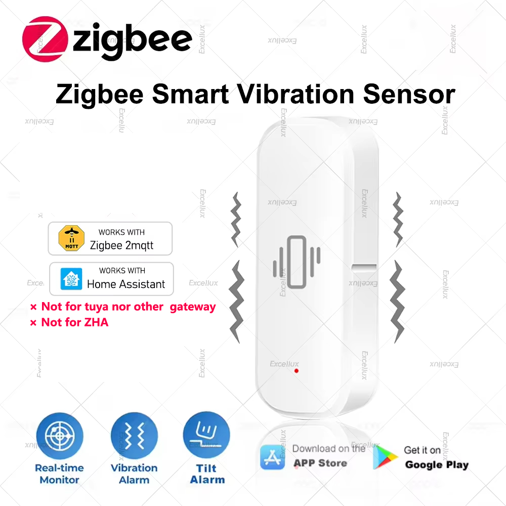 Zigbee sensor de vibração inte - Home Security And Monitoring avaliação e preço