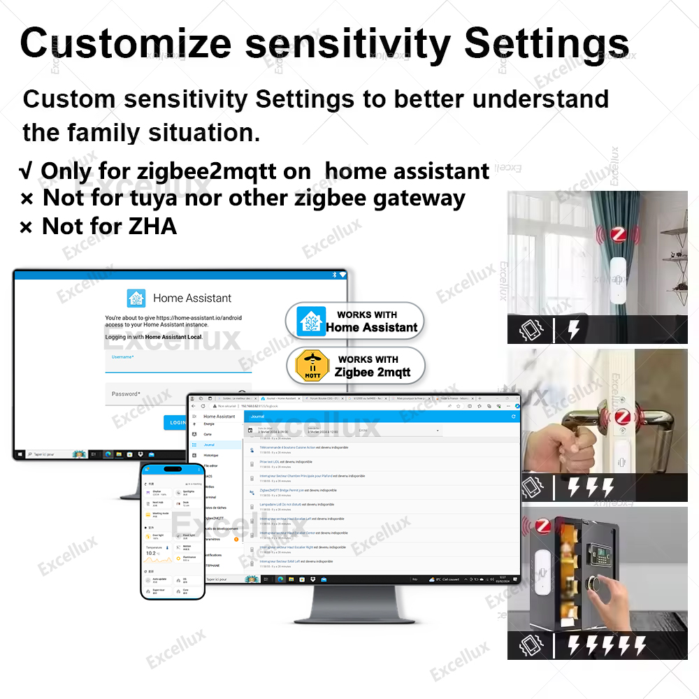 Zigbee sensor de vibração inte - Home Security And Monitoring avaliação e preço