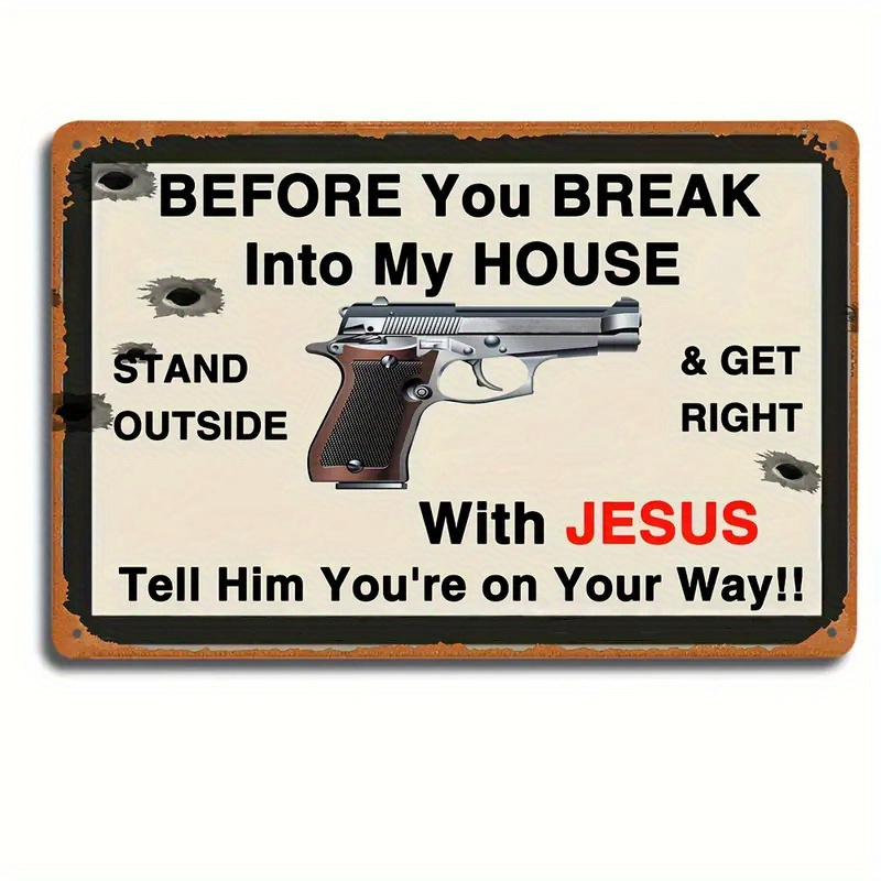 Placa de Aviso Metálica com a  - Home Security In My Area avaliação e preço