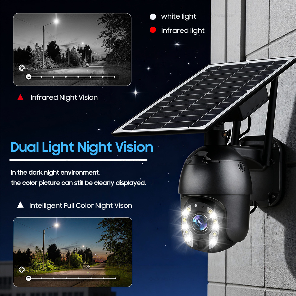 Câmera de Vigilância Solar Wif - Home Security Battery Replacement avaliação e preço