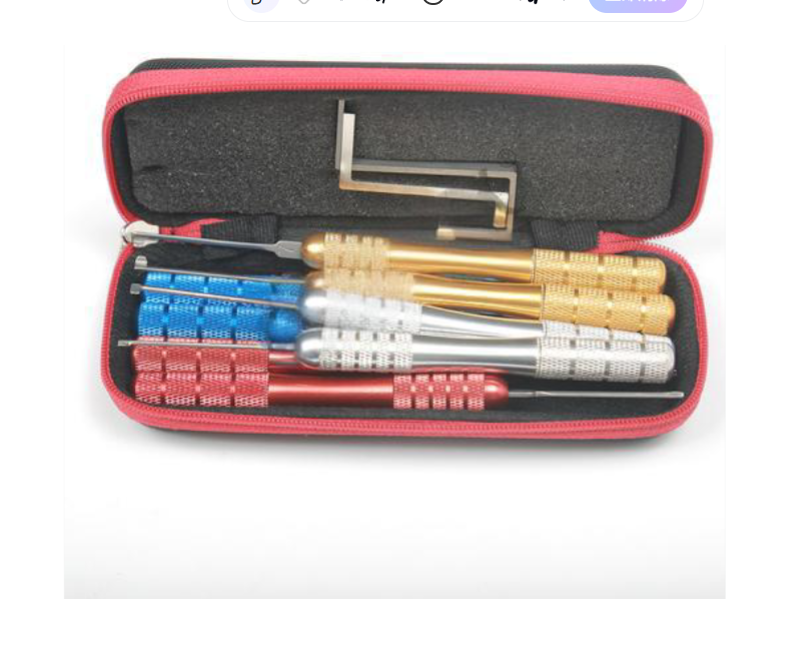 Kit Profissional de Abertura d - Lock Picking Set avaliação e preço