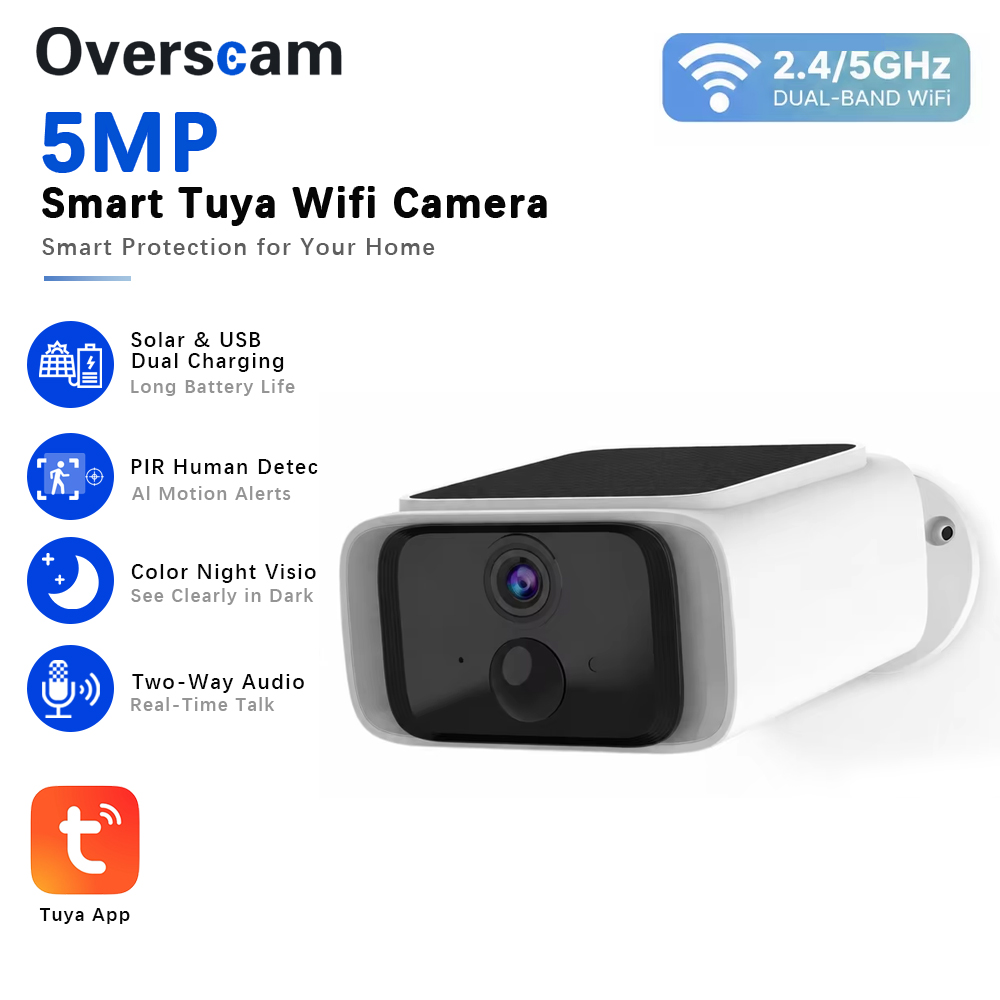 Câmera de Segurança Solar Tuya - Home Security Packages avaliação e preço