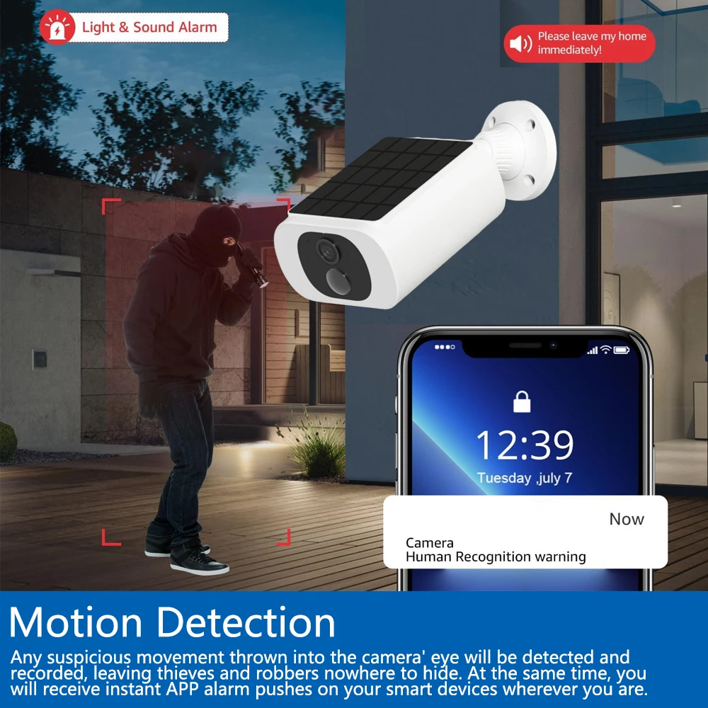 Câmera de Segurança Solar Tuya - Home Security Packages avaliação e preço