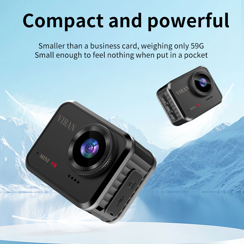 Mini câmera de ação 4K Ultra H - Ip Camera Outdoor 4K avaliação e preço